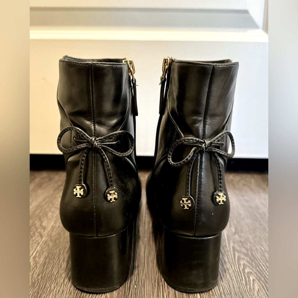 Tory Burch Laila Booties - Black, Size 8.5m